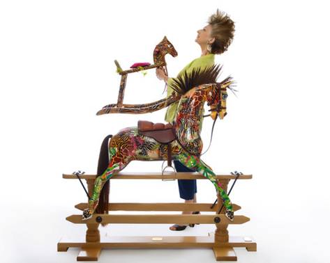 Maureen Lipman rocking horse for CHIVA.jpg Maureen Lipman rocking horse for CHIVA.jpg